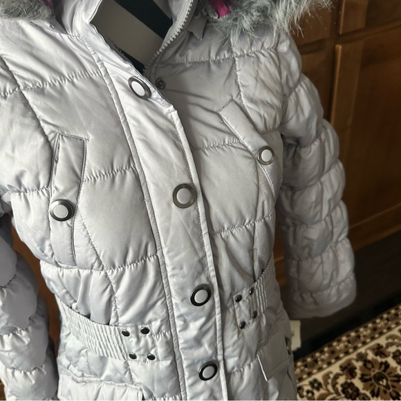 Urban Republic || light gray long puffer jacket - Picture 9 of 9